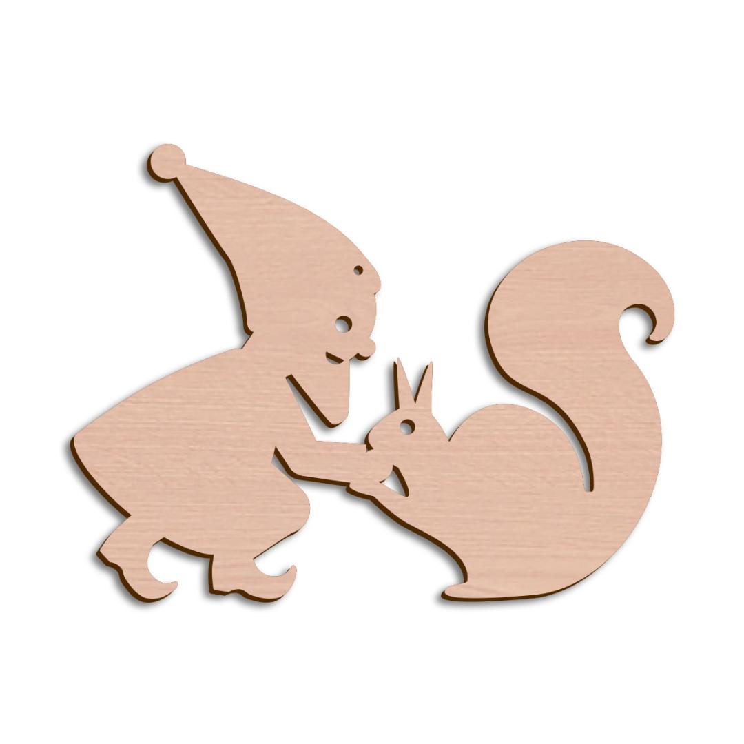 Wichtel + Eichhörnchen