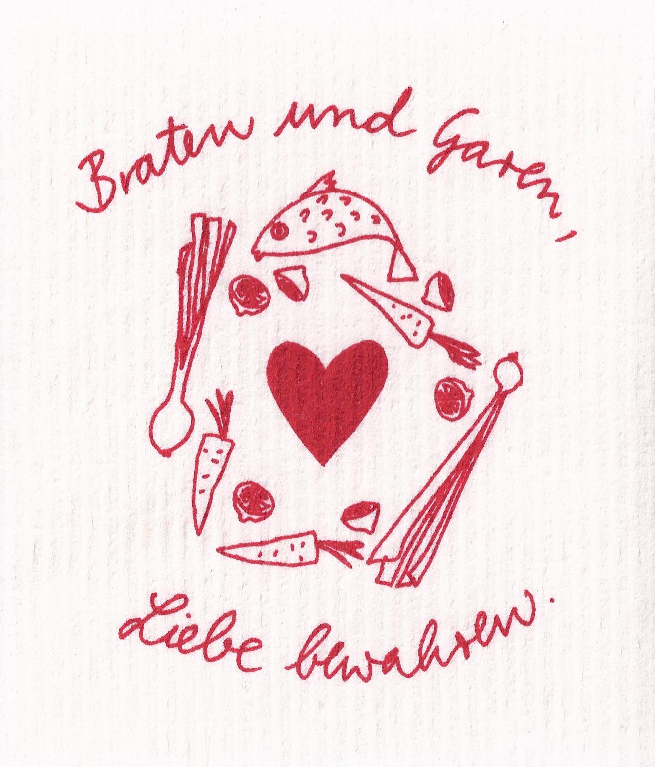 Schwammtuch Braten und Garen