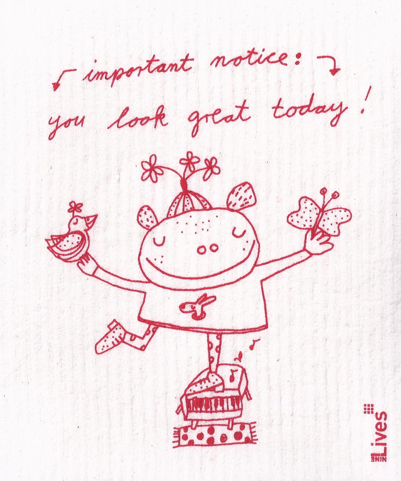 Schwammtuch Important notice