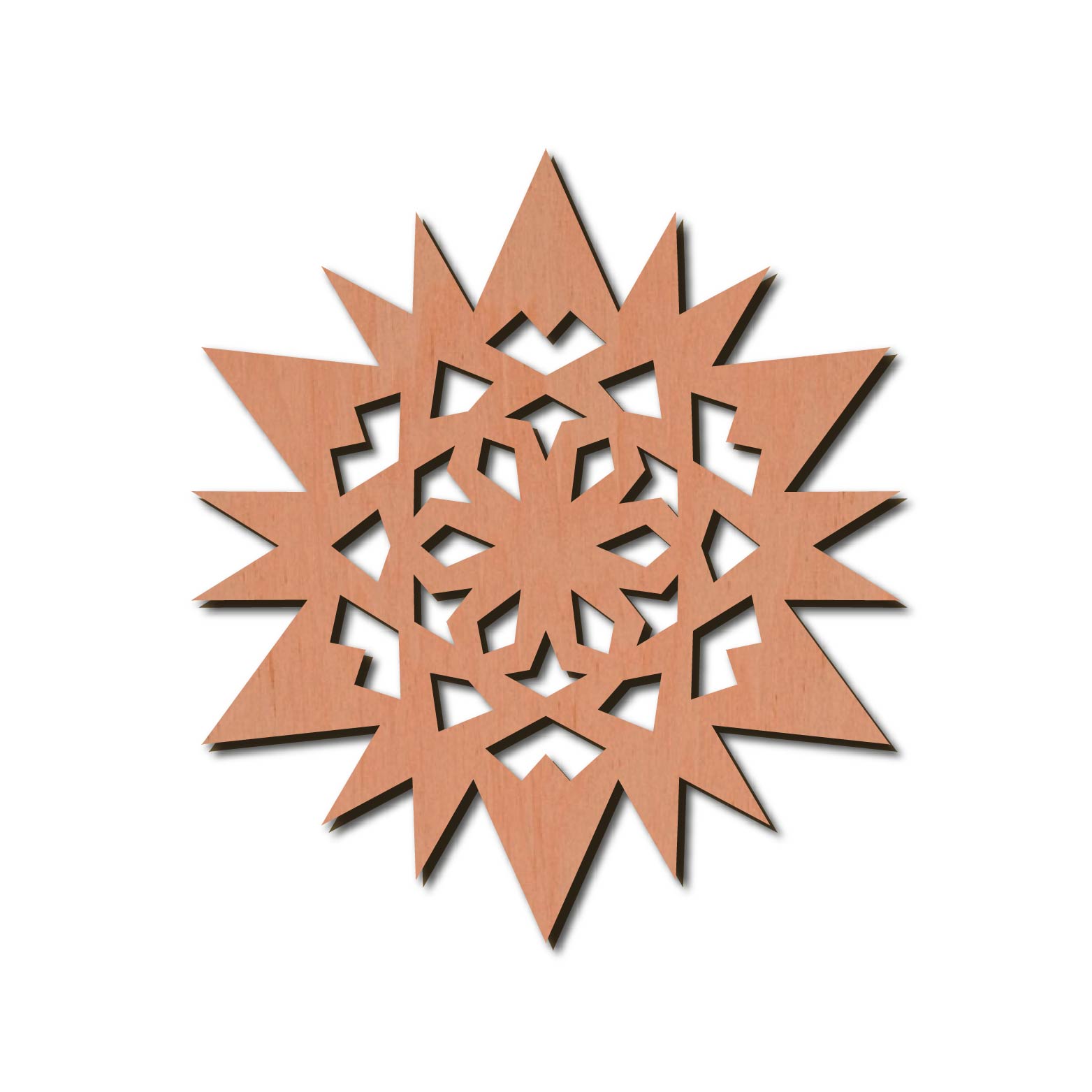Holzstern - Himalia Ø 8 cm