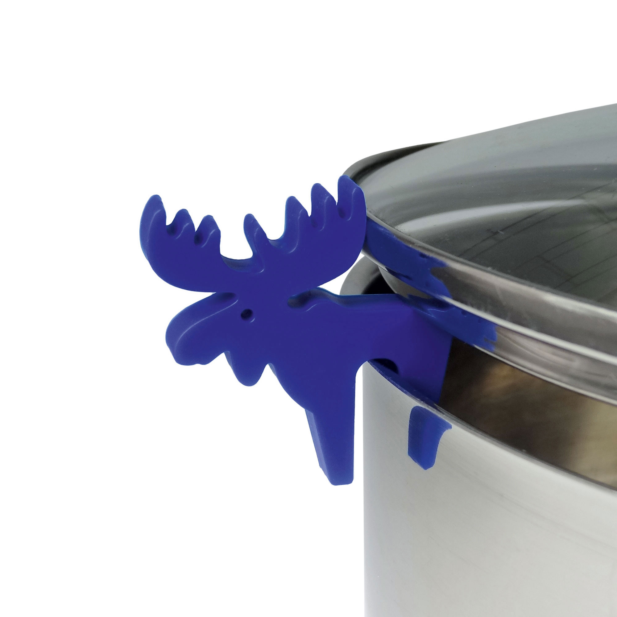 Topfwächter Elch, blau