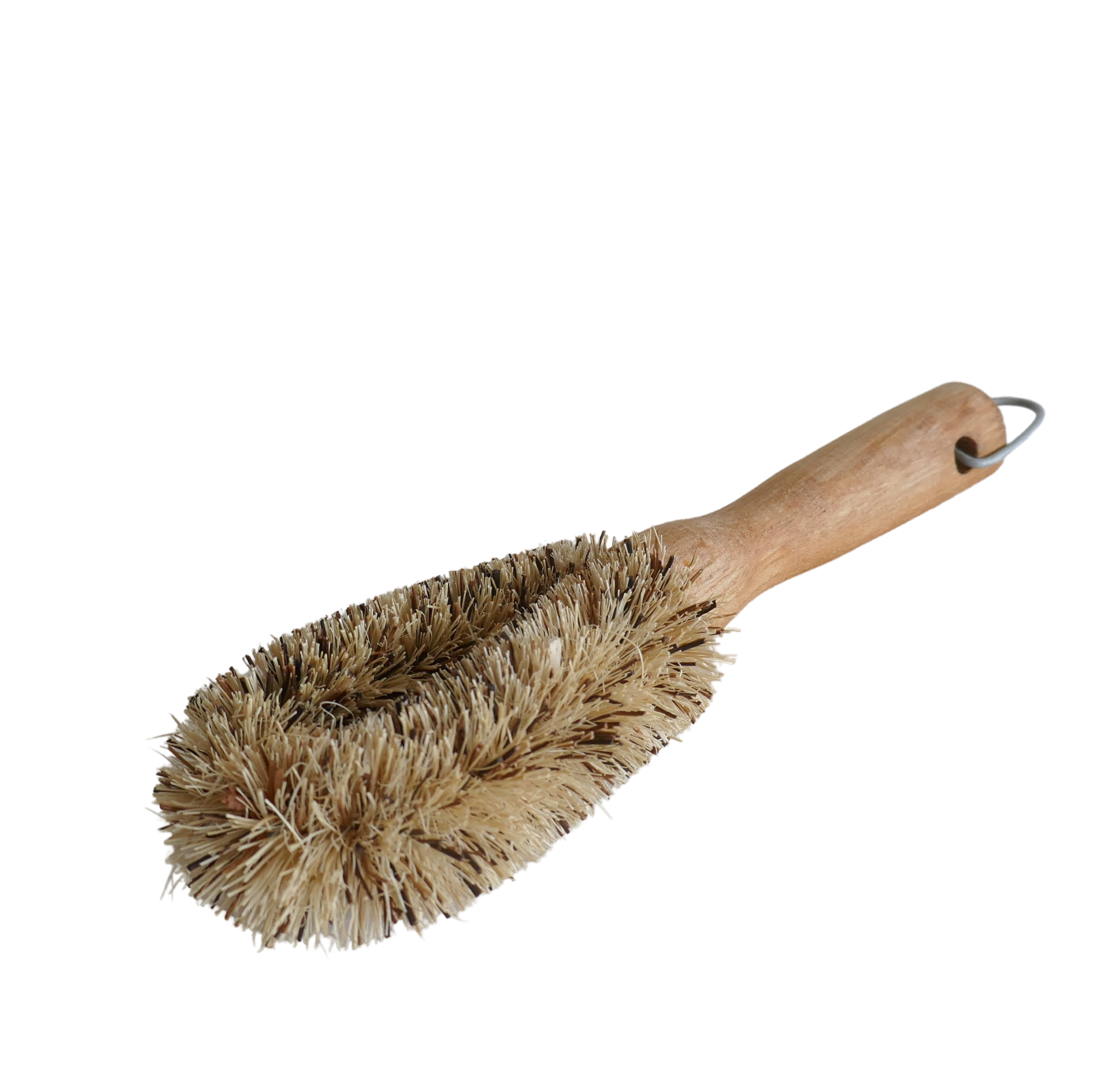 Gemüsebürste aus gebleichter Kokos- und Palmyrafaser