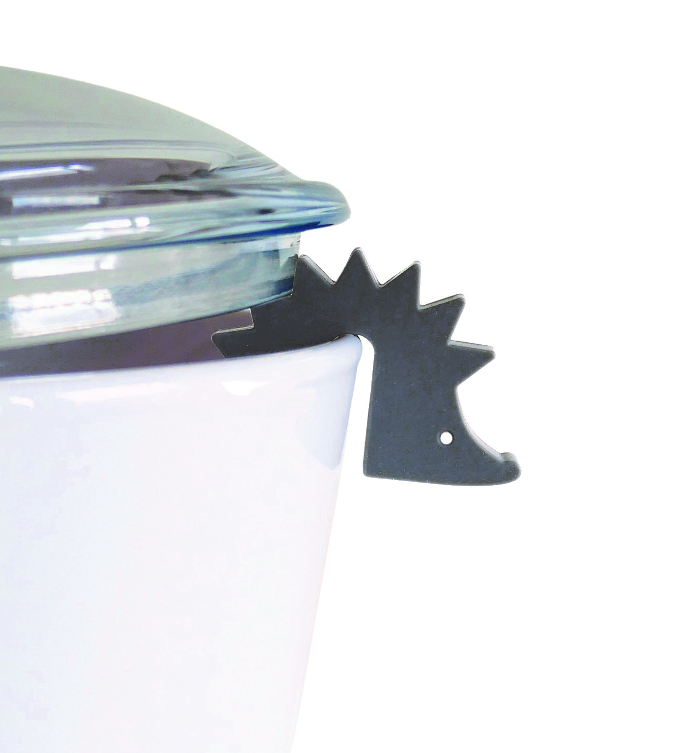 Topfwächter Igel, grau