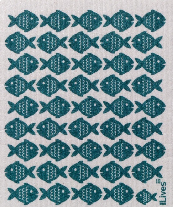 Schwammtuch Fische