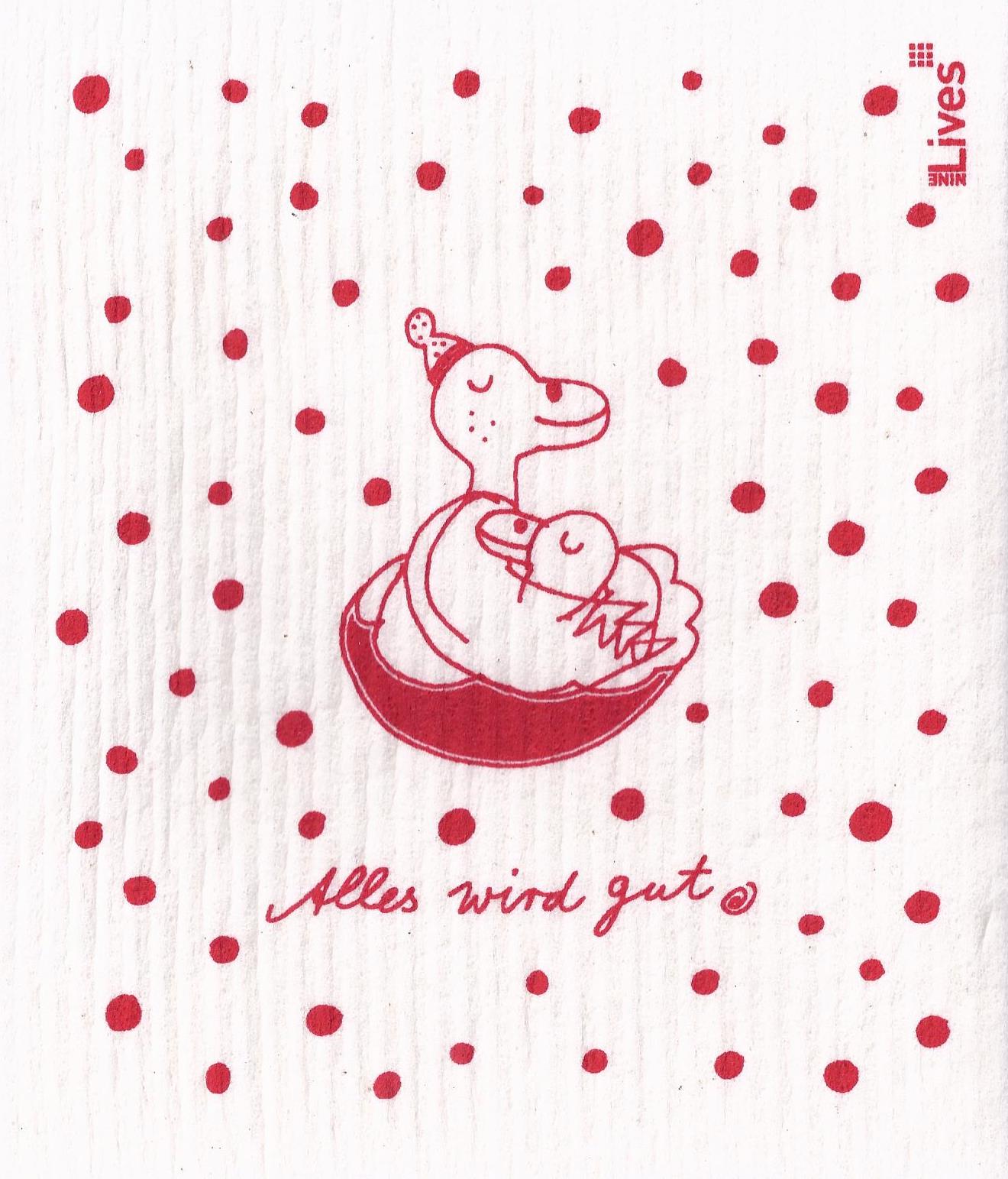 Schwammtuch Alles wird gut