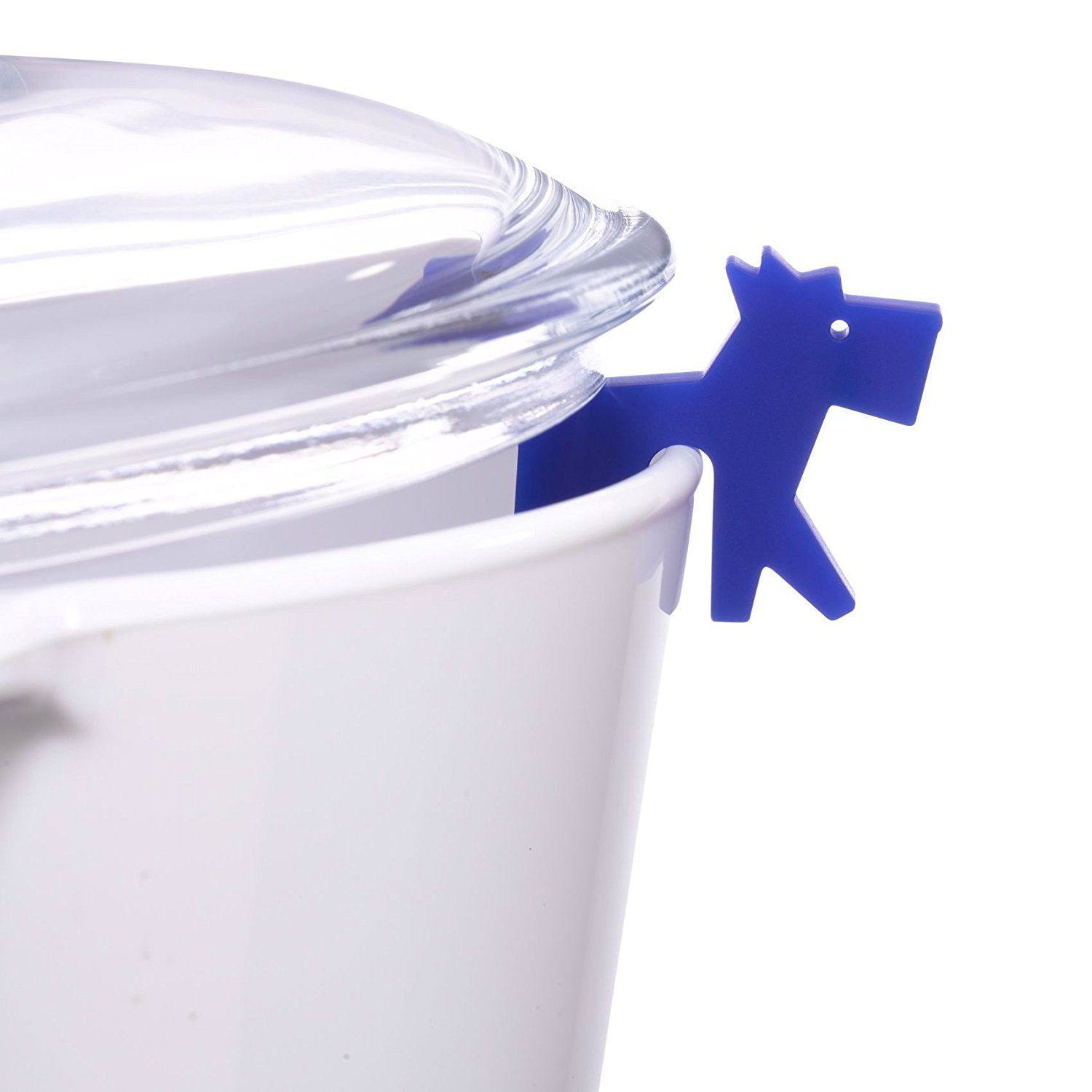 Topfwächter Hund, blau