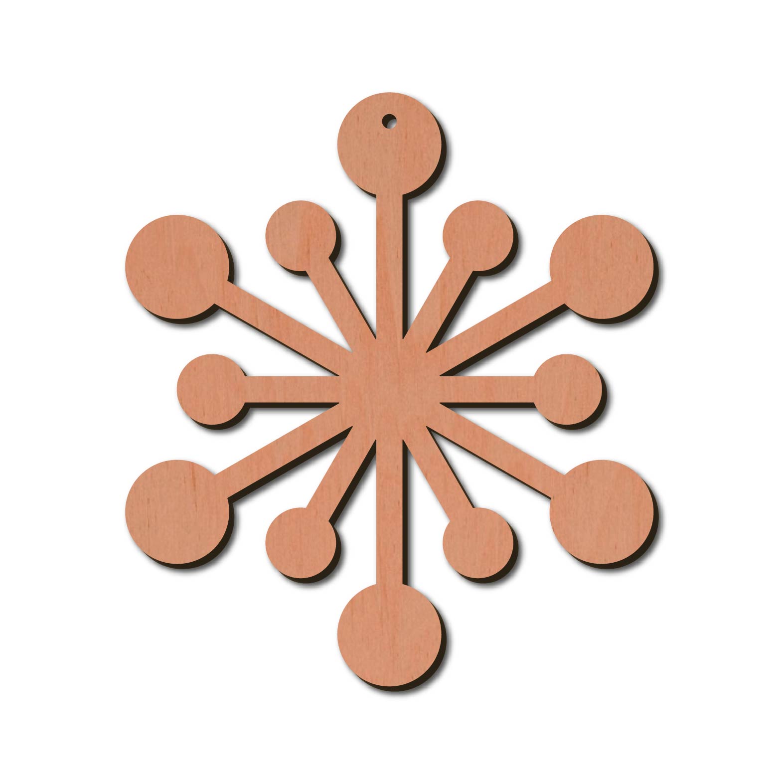 Holzstern - Hydra Ø 8 cm