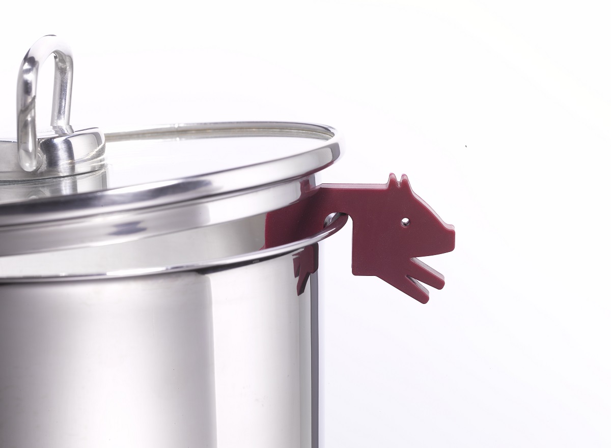 Topfwächter Schwein, dunkelbraun