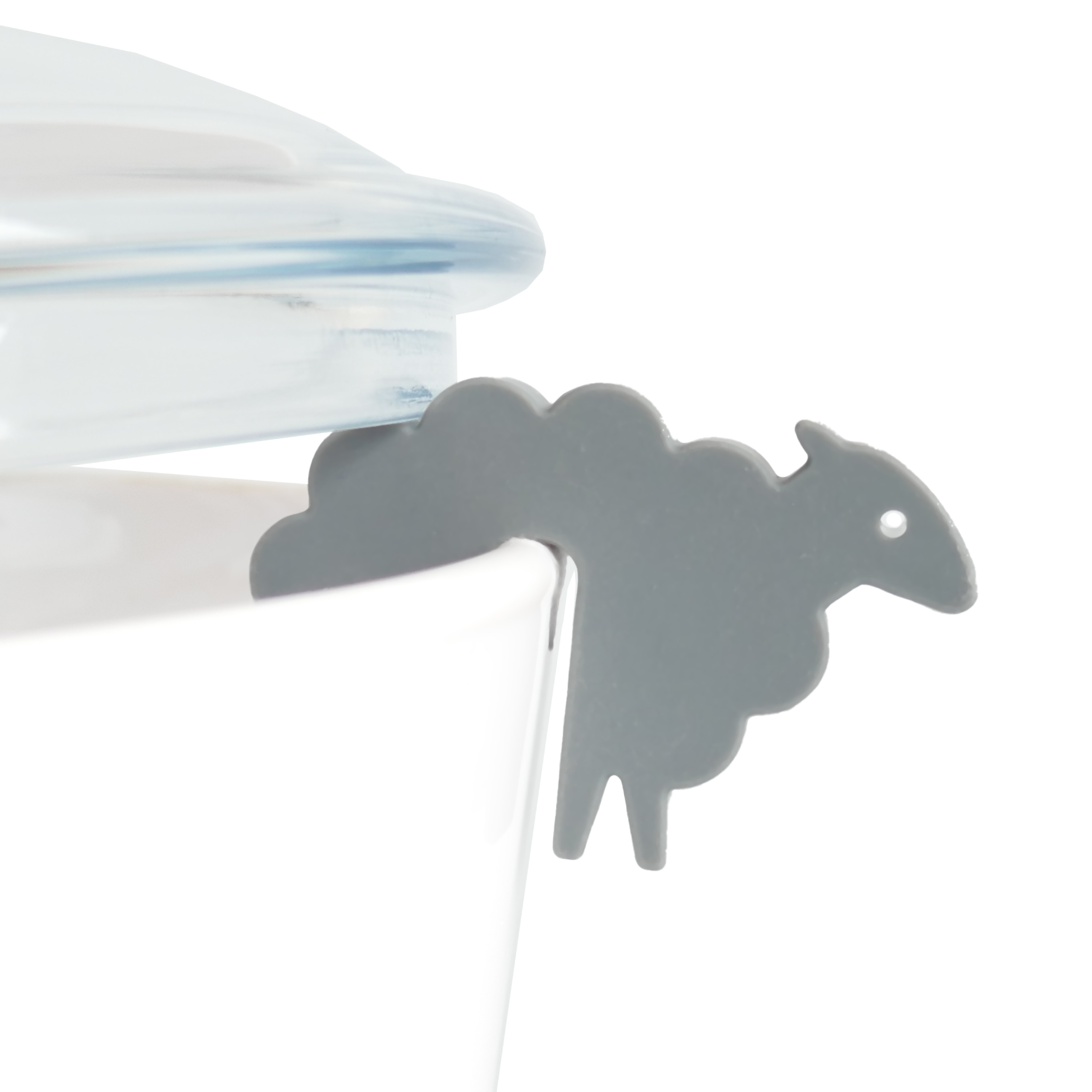 Topfwächter Schaf - grau