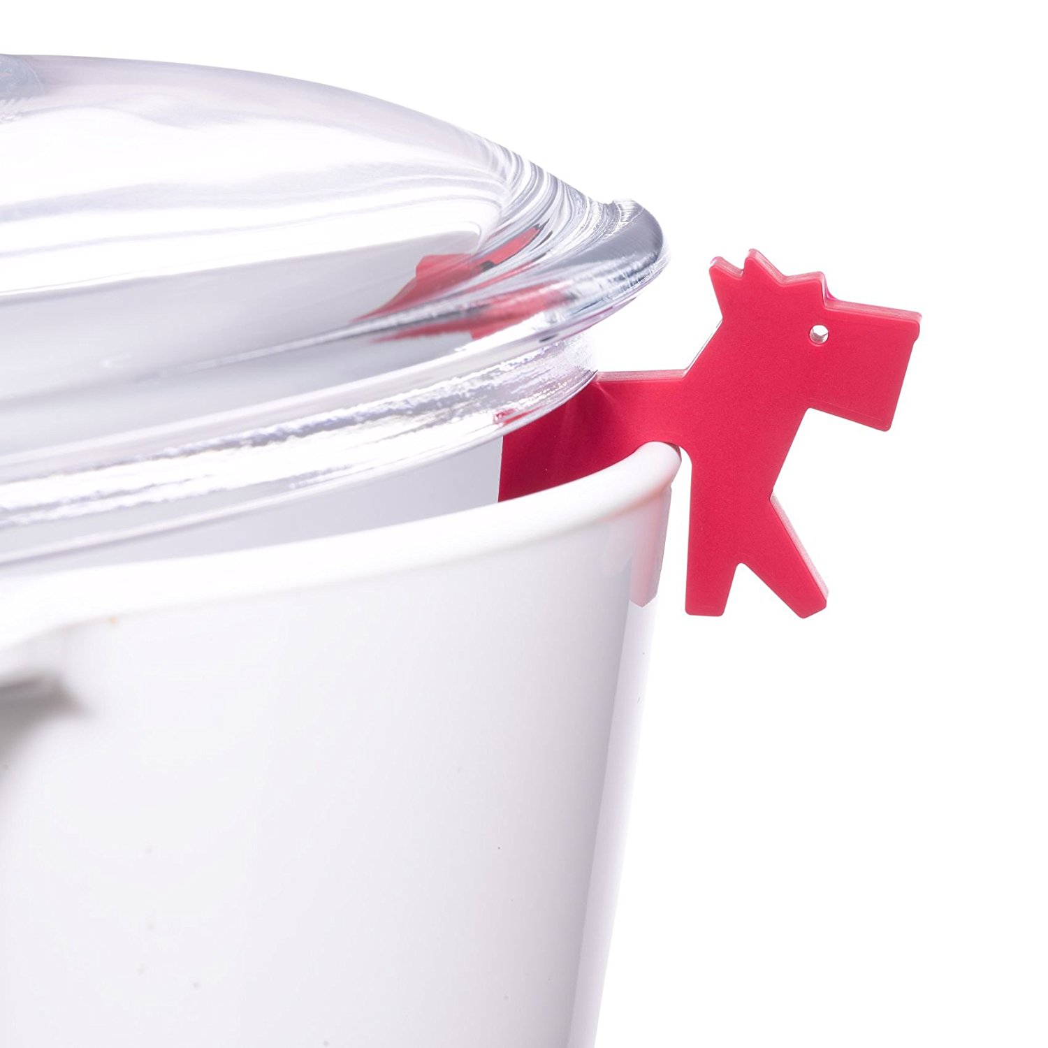 Topfwächter Hund, rot