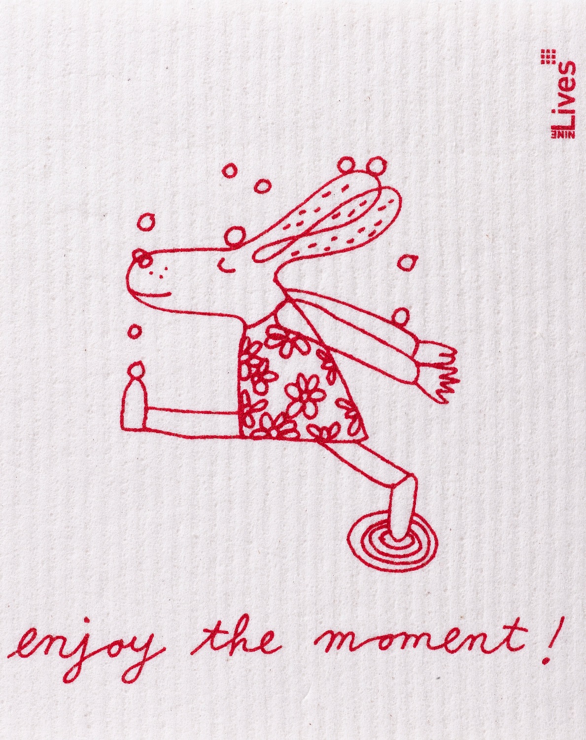 Schwammtuch Enjoy the moment