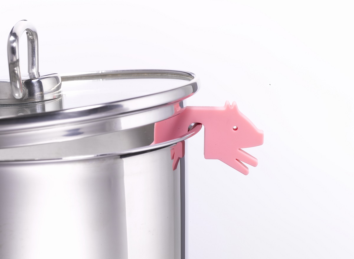 Topfwächter Schwein, rosa