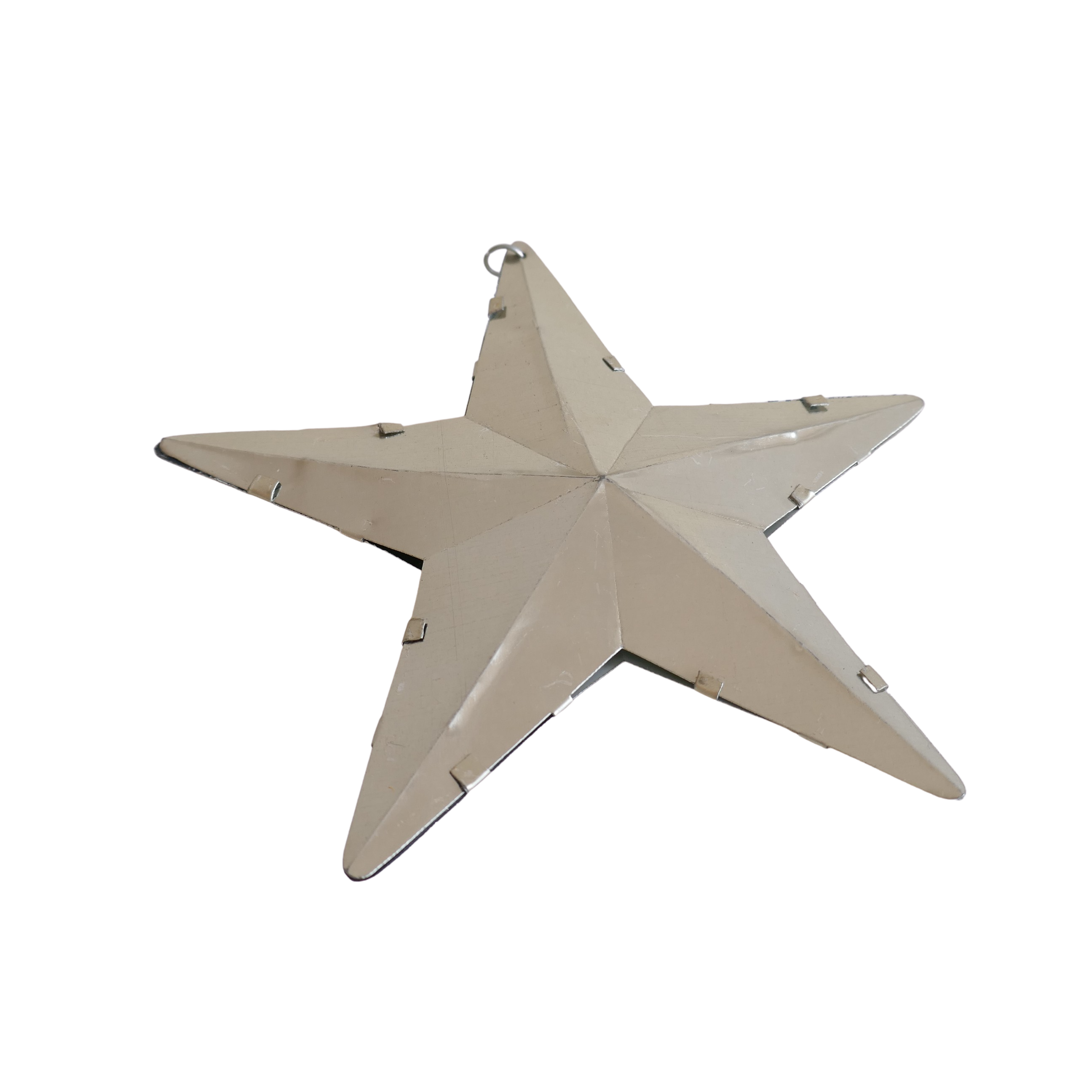 Blechstern, silberner