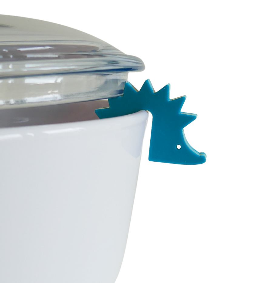 Topfwächter Igel, blau