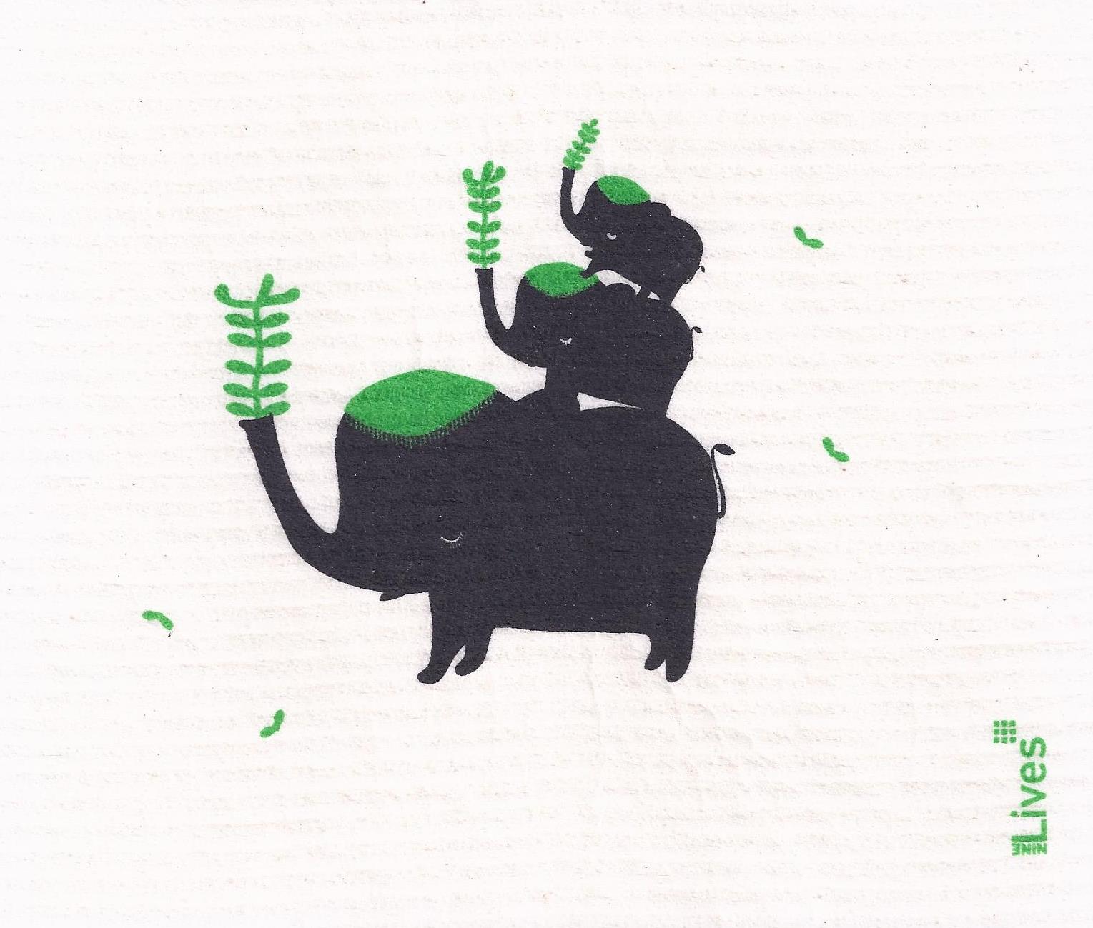 Schwammtuch Elefanten